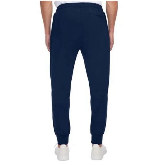 NWT Kirkland Signature Men's XL Active Jogger Pants Zipper Pockets Stretch Blue - Picture 3 of 11
